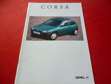 OPEL Corsa B Eco Swing Joy Sport GSi 16V Prospekt Brochure Depliant Folleto 1993 comprar usado  Enviando para Brazil