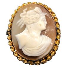 Cameo brooch pin for sale  Shipping to Ireland