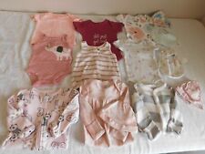 11 Pc. Newborn Baby Girl Mixed Clothing Lot for sale  Shipping to South Africa