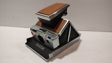Cámara de película instantánea Polaroid SX-70 vintage - piel original, marrón y plateada segunda mano  Embacar hacia Argentina