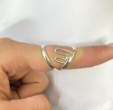 Usado, Anel de dedo gatilho tala pescoço de cisne prata esterlina 925 presente joias EDS comprar usado  Enviando para Brazil