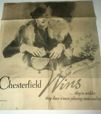 1936 chesterfield cigarette for sale  Chetek