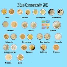 2 EURO 2023  ITALIA  EUROPA COMMEMORATIVO FDC DA ROTOLINO na sprzedaż  Wysyłka do Poland