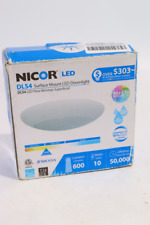 Usado, Kit de retrofit de montagem em superfície LED regulável 3000K NICOR Lighting 4 polegadas branco. comprar usado  Enviando para Brazil