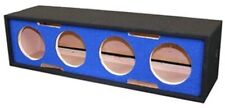 Gabinete de altavoces laterales LED DeeJay con puertos de bocina de 4 x 6,5" - azul - nueva caja abierta, usado segunda mano  Embacar hacia Argentina