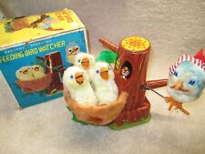 Used, Vintage 1950s Linemar Co. Feeding Bird Watcher Japan Battery Operated Toy for sale  Shipping to South Africa
