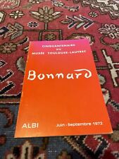 Bonnard catalogue exposition d'occasion  Albi