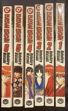Lote de mangá Samurai X Rurouni Kenshin volumes 1-6 mangá inglês Shonen Jump comprar usado  Enviando para Brazil