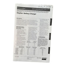 Dayton battery charger for sale  Fredericksburg