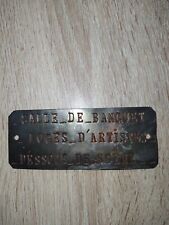 Plaque artiste cabaret d'occasion  Louhans