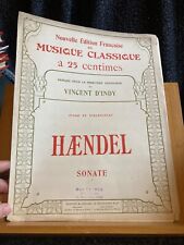 Haendel handel sonatę d'occasion  Rennes