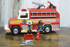 PLAYMOBIL Camión de bomberos Vehículo Juego Bombero 5843 y accesorios Lote de (b2 segunda mano  Embacar hacia Argentina