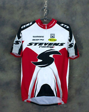 Maglietta multicolore da uomo SMS Santini Stevens Racing Schimano taglia 50 XL usato  Spedire a Italy