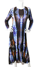 Vestido Joanne Hynes Helen Steele estampa de galáxia jersey manga longa maxi passarela P M comprar usado  Enviando para Brazil