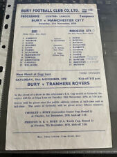 1970 bury reserves for sale  BOLTON