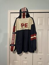 Jaqueta Perry Ellis Vintage Anos 90 com Zíper Grosso Médio Logotipo América com Capuz XXL comprar usado  Enviando para Brazil