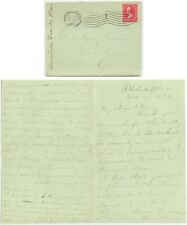 1896 Philadelphia Pennsylvania estação S máquina cancelar - com carta comprar usado  Enviando para Brazil