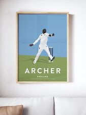 Jofra archer poster for sale  MABLETHORPE