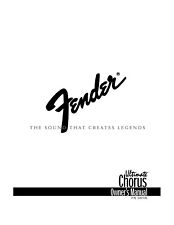 -Operating Instructions Guitar Amplifier Fender Ultimate Chorus  comprar usado  Enviando para Brazil