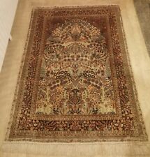 180cm x 120cm fine Hereke silk carpet tapestry silk silk oriental carpet for sale  Shipping to South Africa