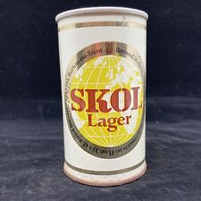 Lata de cerveja SKOL Lager INTERNATIONAL BEER aço reto Reino Unido comprar usado  Enviando para Brazil