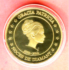 Extremo RARO 1 OZ 40 mm Monaco Medalla de Oro 2016 60a Boda Grace Kelly con Certificado de Autenticidad segunda mano  Embacar hacia Argentina