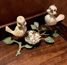Famigliola uccellini ceramica usato  Faenza