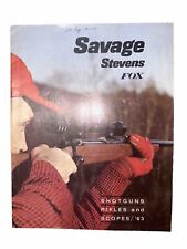 Catálogo de rifles e miras telescópicas Savage Stevens Fox 1963, usado comprar usado  Enviando para Brazil
