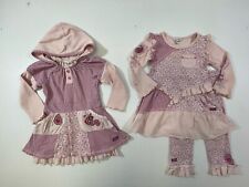 Naartjie Girls Cotton Blend Long Sleeve Tunic Hooded Tunic & Legging 3Pc Set 2T for sale  Shipping to South Africa