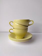 Scandinavian Mid Century Modern  Figgjo Flint Norway Cups and Saucers. 200ml Cup for sale  Shipping to South Africa