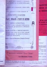 Lotto volantini avvisi usato  Trieste