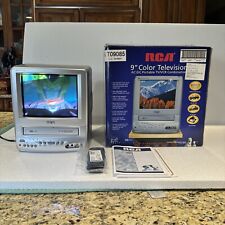 RCA 9" Color TV/VCR Combo VHS Retro CRT TV Gaming Television T09085 for sale  Shipping to South Africa