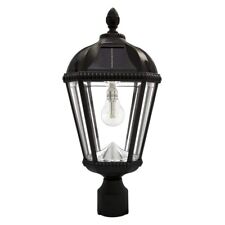 Royal Bulb Series 1-Luz Negro Exterior Solar LED Poste Luz de GAMA SONIC, usado segunda mano  Embacar hacia Argentina