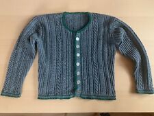 Strickjacke tracht grau gebraucht kaufen  Eschenlohe