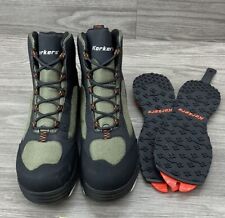 Korkers Greenback Wading Boot w/ Rubber & Felt Sole, Size 12 for sale  Shipping to South Africa