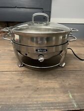 Used, Bella 6qt 12inch Round Electric Chafing Dish With 2ft Cord Very Nice! for sale  Shipping to South Africa