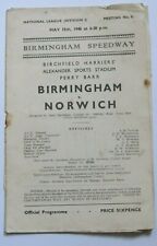 1948 birmingham speedway for sale  NORWICH