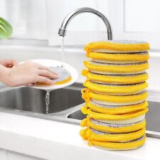 Almohadillas de fregado de doble cara bandeja de lavado esponja herramienta de limpieza de cocina segunda mano  Embacar hacia Argentina
