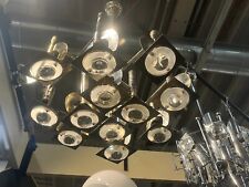 Lampadario chandelier acciaio usato  Catania