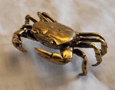 Antique brass crab usato  Spedire a Italy