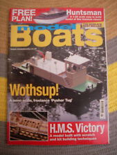 Model Boats plan of Huntsman a classic powerboat + original Magazine Aug 2007 for sale  BURRY PORT