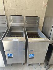 PITCO SG14,  4 BURNER TWIN BASKET, NATURAL GAS FRYER HEAVY DUTY, used for sale  LEICESTER
