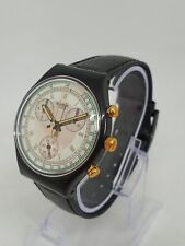 Reloj vintage 1991 Swatch Chrono SCB109 ""Colosal"" 37 mm hecho en Suiza nuevo de lote antiguo, usado segunda mano  Embacar hacia Argentina
