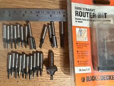Used, Job Lot Of 24 Router Bits Various Brands 1/4 Inch for sale  Shipping to South Africa
