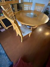 Round wooden dining for sale  Milpitas