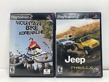Sony PlayStation 2 Jeep Thrills PS2 Mountain Bike Adrenaline Complete Lot Of 2 for sale  Youngstown