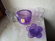 Teelichtgläser stück lila gebraucht kaufen  Essen