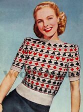 Knitting pattern vintage for sale  WIDNES