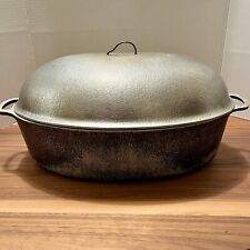 Vintage Hammered Club Aluminum Hammercraft Cookware Oval Roaster Dutch Oven, used for sale  Shipping to South Africa