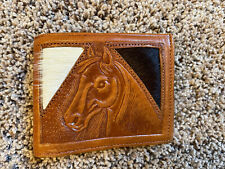 Billetera artesanal de cuero de caballo. Nuevo sin embalaje segunda mano  Embacar hacia Argentina